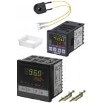 Temperature Controller - Outer Dimensions, 48 x 48/96 x 96 mm