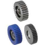 Spur Gears - Pressure Angle 20 Degrees, with Built-In Bearing