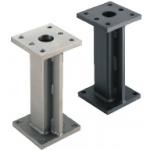 Welded Steel Stands - Center Hole, Configurable Mounting Hole Dimensions