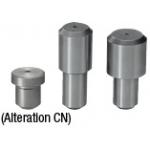 Large Head Locating Pins - Round head, flat tip and straight shank configurable P/L/B dimensions.