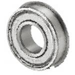 Deep Groove Ball Bearings - With retaining ring and double-sealed.