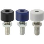 Stopper Bolts - Large Head, Urethane Tip with Hex Key in Contact Area.
