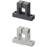Post Supports - Square Hole, Compact, Side Mount.