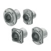 Linear Ball Bushings - With pilot flange, single (Inches).