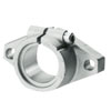 Shaft Supports - Diamond Flange, Precision Molded (Inches).
