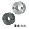 Shaft Collars - Set screw, two side mounting holes (inches).