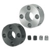 Shaft Collars - Set screw, four side mounting holes (inches).