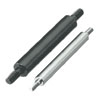 Rotary Shafts - Both ends are externally threaded for metric locknuts, sizes in inches.