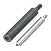 Rotary Shafts - One end is internally threaded and the other end is externally threaded, sizes in inches.