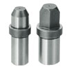Inch Shoulder Locating Pins - Round or diamond head, tapered tip, internally threaded shank.