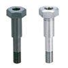Precision Hinge Pins - Low Profile, Hex Head with Shoulder (Inches).
