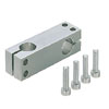 Strut Clamps - Perpendicular type, selectable pitch, same hole diameters, (Inches).