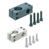 Strut Clamps - Perpendicular type, different hole diameter (Inches).