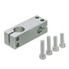 Strut Clamps - Perpendicular type, selectable pitch, different hole diameters, (Inches).