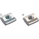 Stopper Integrated Pre-Assembly Insertion Nuts for 8-45 Series Aluminum Extrusions
