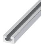 Flat Aluminum Extrusions - No Shoulder, Slot Width 10 mm, 1 Slot
