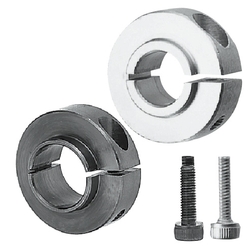 Shaft Collars - Bearing fixing, grooved , with clamp like slit.