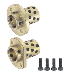 Oil Free Bushings - With pilot flange, Copper Alloy.