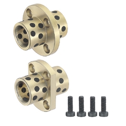 Oil Free Bushings - Center Flanged, Copper Alloy.