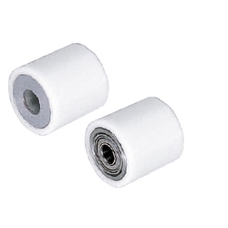 Rollers - Straight resin with selectable option with bearings and without bearings.