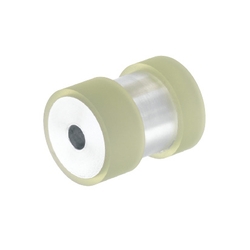 Rollers - Hollow, urethane coated on roller ends.