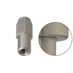 Large Head Locating Pins - Round or diamond head, tapered tip, internally threaded shank (Hardened Stainless Steel).
