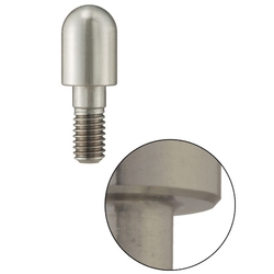 Large Head Locating Pins - Round or diamond head, ball point, externally threaded shank (Hardened Stainless Steel).