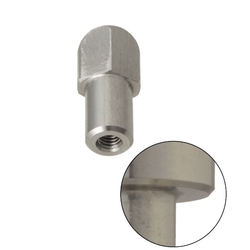 Large Head Locating Pins - Round or diamond head, ball point, internally threaded shank (Hardened Stainless Steel).