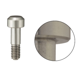 Large Head Locating Pins - Round head, flat tip, externally threaded shank (Hardened Stainless Steel).