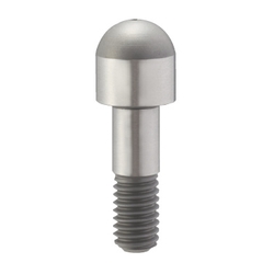 Large Head Locating Pins - Round or diamond shaped head, spherical tip, externally threaded shank.