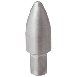 Large Head Locating Pins - Round head, bullet tip and straight shank.