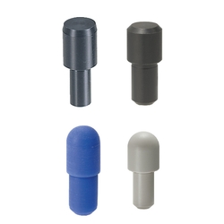 Large Head Locating Pins - Round shaped head, selectable tip and internally threaded shank, resin.
