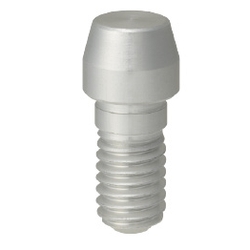Large Head Locating Pins - Round or diamond shaped head with tapered tip and external threaded shank.