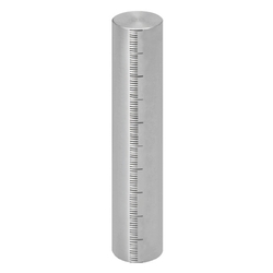 Circular Posts - Graduated without numbers, solid, configurable length.