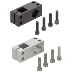 Strut Clamps - Square and round, perpendicular configuration.
