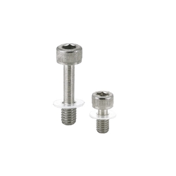 Captive Screws - Hex Socket Head Cap with Nylon Washer, Stainless Steel GUTBN6-8-12