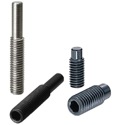 Hex Socket Set Screw - Dog-Point, 304 Stainless Steel, 4137 Alloy Steel, M4 - M10, Coarse