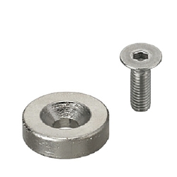Magnets - With Countersink, Round