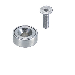 Magnets with Countersink Hole, Round Shape