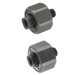 Floating Connectors - Extra Short Threaded Stud Mount, Tapped