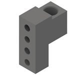 [NAAMS] Pin Retainer APR L-Shape 4 Face Holes - Standard and Configurable Type APR045M
