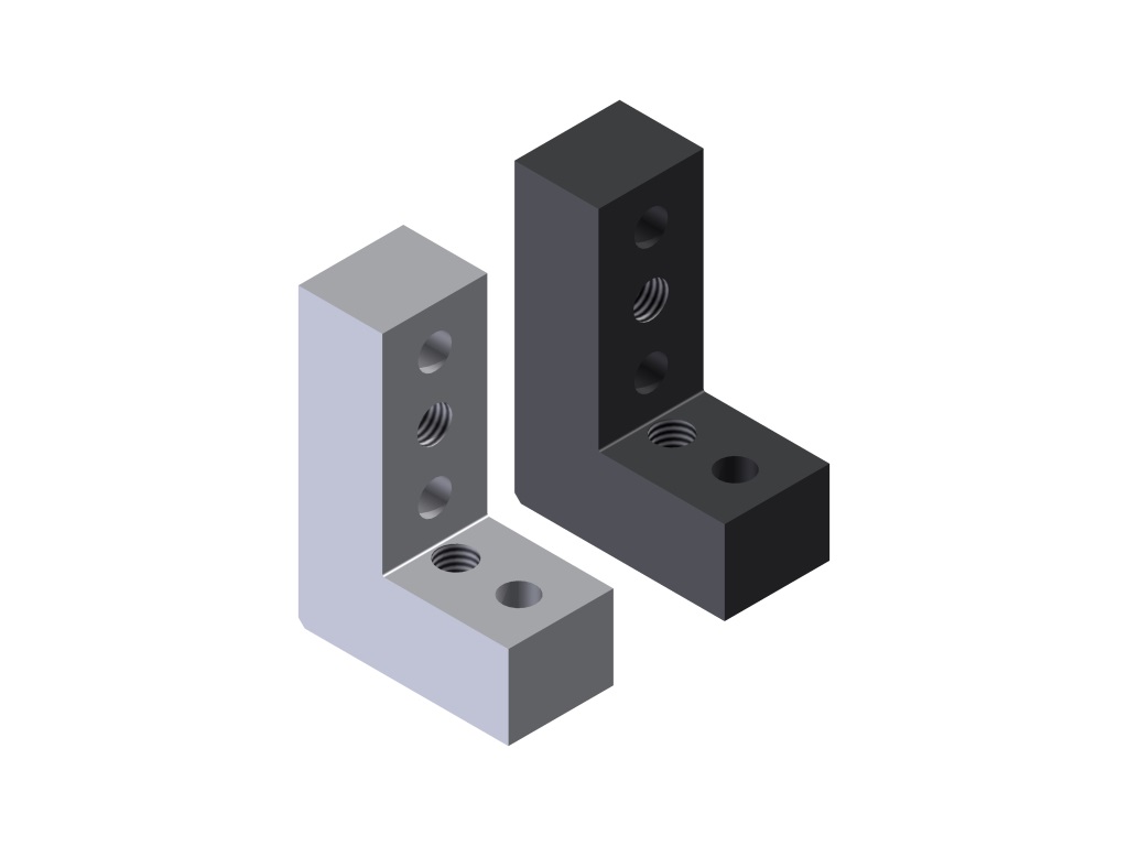 [NAAMS] L-Block Standard and Configurable 3x3 Holes