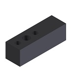 [NAAMS] NC Block I-Shape - 3 Hole Type