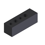 [NAAMS] NC Block I-Shape - 4 Hole Type
