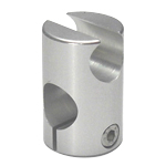 Strut Clamp - Same diameter round shafts, 13mm diameter, single sided opening.