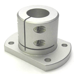 Post Bases - With compact flange, cylindrical body, vertical orientation.