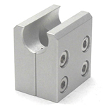 Strut Clamps - Type T, split, with slot on one shaft.