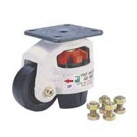 Casters - Foot master, with swivel plate (ultra heavy loads).