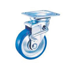 Casters - With swivel plate and brake, SMT series (medium loads).