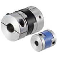 Flexible Couplings - Oldham Type, selectable clamping type, MOL series. MOL-25C-6.35-7-BT